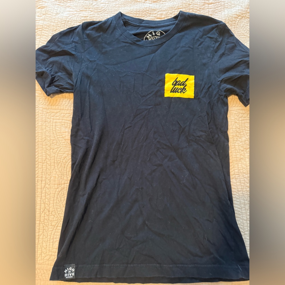 Men's Black Graphic T-Shirt